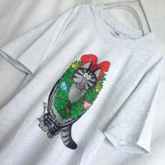 クレイジーシャツ クリバンキャット 猫 アニマル ハワイ Tシャツ 木 リース