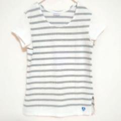 【フランス製】ORCIVAL オーシバル ボーダーTシャツ サイズ1 グレー