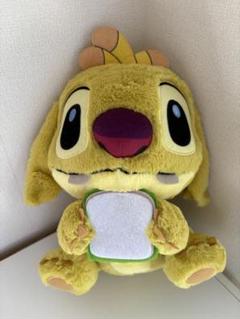 ルーベンのパペットを持ったスティッチのぬいぐるみ　リロ&スティッチ　レア ルーベンのパペットを持ったスティッチのぬいぐるみリロ