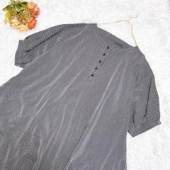 ★SALT SUGAR★ソルトシュガー シャツワンピース【M～L】半袖 バルーン