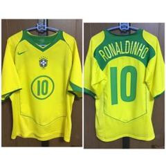 ブラジル代表 ロナウジーニョ 選手 #10 04/05 ホーム モデル