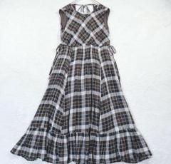 【超安い】 美品ヌキテパ ギャザー ラメ ティアード ロングワンピース ワンピース