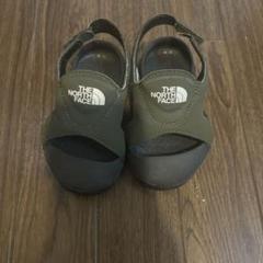 訳あり品THE NORTH FACE オリーブ サンダル　15 cm