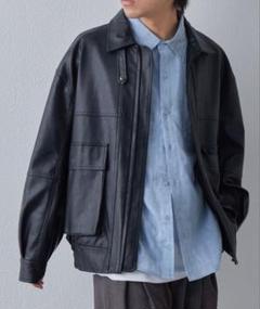 【極美品】80-90s ヴィンテージ A-2 フライトジャケット ラムレザー 黒 Vintage 80s 90s ラム 羊革 A2 G1 レザーフライトジャケット