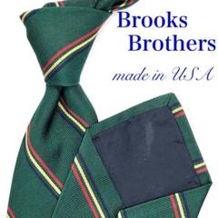 【美品】Brooks Brothers ストライプ グリーン 緑 赤 黄