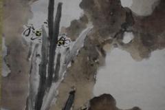 真作/星石/水仙太古石図/布袋屋掛軸HF-253 税込) 真作/星石/水仙太古石図/布袋屋掛軸HF-253 絵画 - 絵画