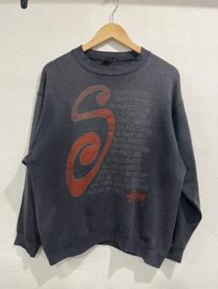 stussy 80's 黒タグ　old 初期　長袖　レア 超レア OLD STUSSY 黒タグ初期 80s ジャガードロングTシャツ