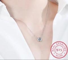 ハイグレード 高級モアサナイトダイヤモンド シルバー セット✨ネックレスとピアス