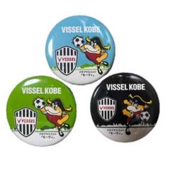 ヴィッセル神戸　モーヴィ缶バッジ3種類セット　モーヴィ　缶バッジ　未使用のサムネイル