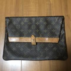 オールドルイヴィトン廃盤ビンテージモノグラムクラッチバッグ ポシェットプラント