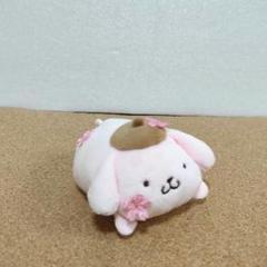 レア　サンリオ　ポムポムプリン　桜　マスコット　ぬいぐるみ　サクラ　ピンク
