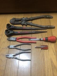 工具まとめ売り(ラチェット、ペンチ、ニッパー、 ドライバー、クリッパー)のサムネイル