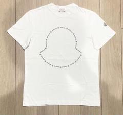 ［新品同様］モンクレール　ロゴTシャツ　ホワイト　S