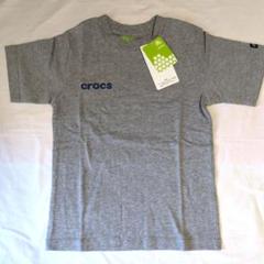 【新品】Crocs グレー 半袖Tシャツ サイズ130