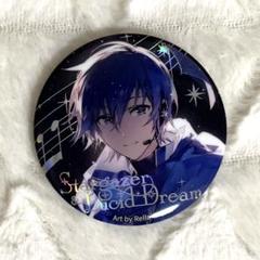 初音ミク Rella個展 ホログラム缶バッジ KAITO カイト