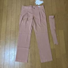 新品　manics レディース　ピンク スリムフィットパンツ