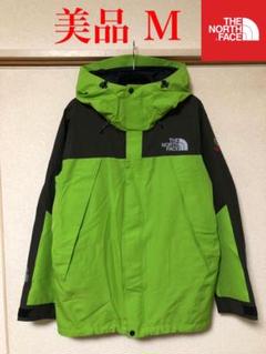 【美品】ザノースフェイス ゴアテックス マウンテンパーカー 緑×黒 M