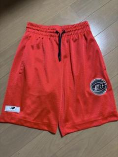 New Balance 赤 メッシュ バスケットボールパンツ【XS】