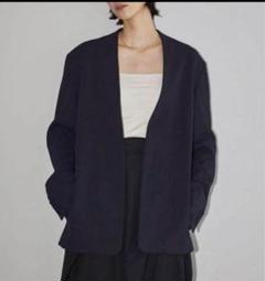 完売品　TODAYFUL ノーカラージャケット ブラック TODAYFUL 「TODAYFUL」 ノーカラージャケット 36inch ブラック