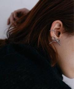 SASKIA DIEZ サスキアディツ SILVER BOW ピアス ボウ リボン