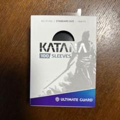 新品未開封 【ブラック】katana 　刀　カタナ　スリーブ 100枚