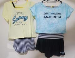 お値下げ中❕️　水着 140 女の子 セパレート セット　2点