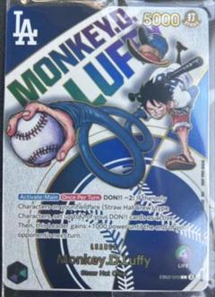 【本日まで】ONE PIECE ワンピースカード ドジャース ルフィ Monkey D Luffy promo OP07-109 SR Japanese ONE PIECE Card ONE