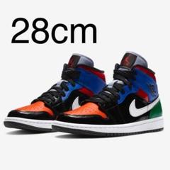 新品 Air Jordan 1 Mid SE Patent Brend 28cm