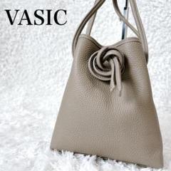 vasic アッシュグレーカラーレザー巾着バッグ 2025年最新】vasic バッグ 巾着の人気アイテム - メルカリ