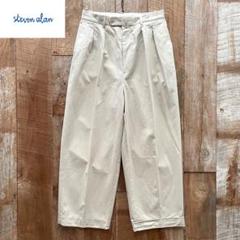【極美品】Steven Alan シンチバック ウール ワイド トラウザーズ M 美品】Steven Alan 2タック ワイド トラウザーズ パンツ