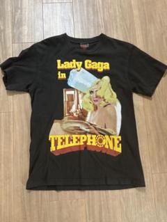輸入古着　LadyGagaレディガガ メガプリント©2010両面プリントTシャツ LADY GAGA レディー ガガ 両面プリント ヴィンテージ加工 T