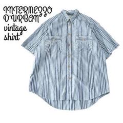 INTERMEZZO D'URBAN ヴィンテージ オーバーサイズ 半袖シャツ