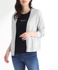 新品 honeys ハニーズ カーディガン UVカット カーデ グレー トップス