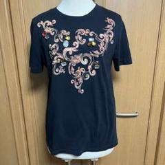 【ZARA】コントラストビジュートリム Tシャツ 5644/153/800 コントラストビジュートリム Tシャツ - ブラック | ZARA Japan