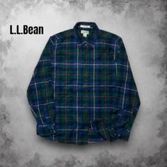LLBean 長袖ネルシャツ ヘビーコットン パジャマシャツ USA