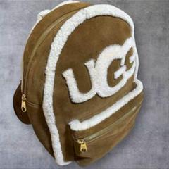 B970 UGG アグ　リュックサック　ムートン　スエード　レザー　保存袋付き