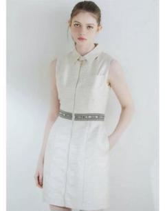 riu  monogram jaguard nosleeve dress 極希少 riu monogram jaguard nosleeve dress 極希少