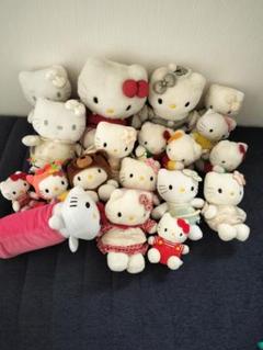 サンリオ キティ ぬいぐるみ まとめ売り 19体セット【ばら売り不可】 ハローキティ ぬいぐるみ 大量セット 19体 バラ売り不可【画像1
