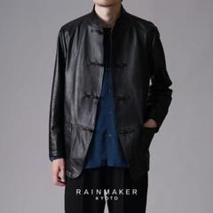 RAINMAKER 黒レザージャケット　サイズ5(48) ライダースジャケット レザージャケット 革ジャン[品番