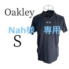 訳あり Oakley オークリー 黒色 ラッシュガード S 半袖 Tシャツ