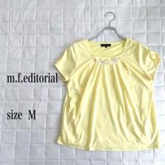 m.f.editorial エムエフエディトリアルイエロー 半袖 トップス M