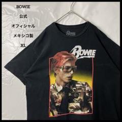 バンドtシャツ　デヴィッドボウイ　黒ブラック　メキシコ製　公式オフィシャル　古着