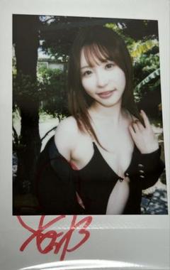 天使もえ　チェキ　直筆サイン入りチェキ　赤　レッド　野外 天使もえ チェキ 直筆サイン入りチェキ 黒 ブラック 野外 - メルカリ
