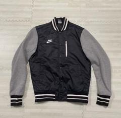 Nike ナイキ スタジャン ナイロン切替スウェット スナップボタン M