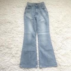 2025✨️moussy MVS L/BLU FLARE デニムパンツ 23インチ - メルカリ