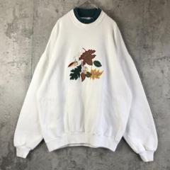 A4555古着　スウェット　ホワイト　90s Y2K