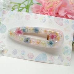 【No.219】ドライフラワー ヘアクリップ(レジン)