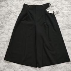 【新品・タグ付】Reflect ガウチョパンツ タック ワイド 黒 M