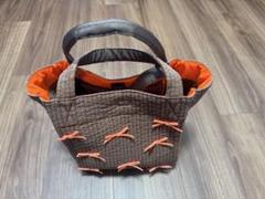 ayako gypsohila Townbag Sブラウンオレンジグラニーバッグ ayako gypsohila Townbag Sブラウンオレンジグラニーバッグ