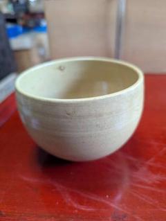 出雲布志名焼 若山 茶椀 茶碗 茶道具 九代 土屋雲善 作 布志名焼 伊羅保茶碗 : 茶道具